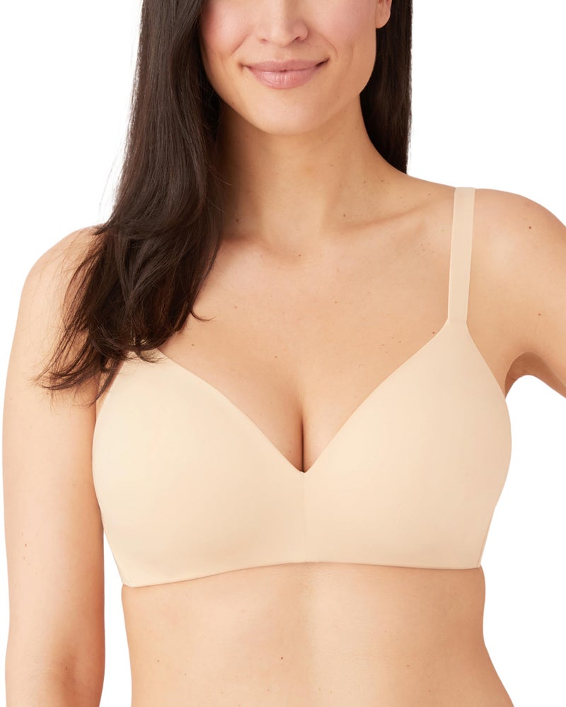 Wacoal Women's How Perfect Wire Free Bra, Sand, Tan, 34A - Image 1